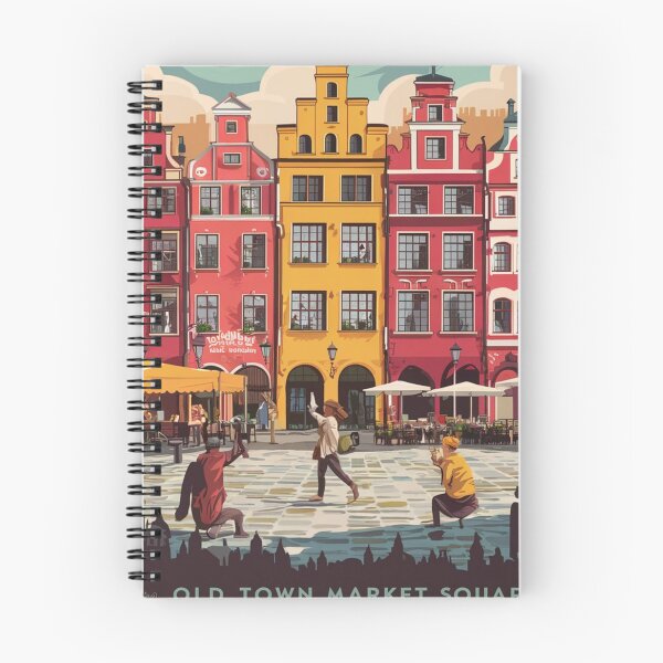 Item preview, Warsaw Vintage Travel Poster designed and sold by TravelerRat.