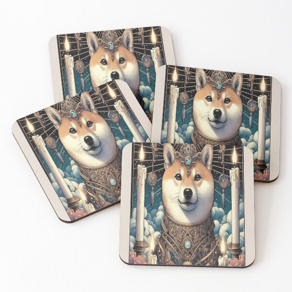 Item preview, CANINE TAROT: THE PRIESTESS designed and sold by Venta Mix  JellycientArt.