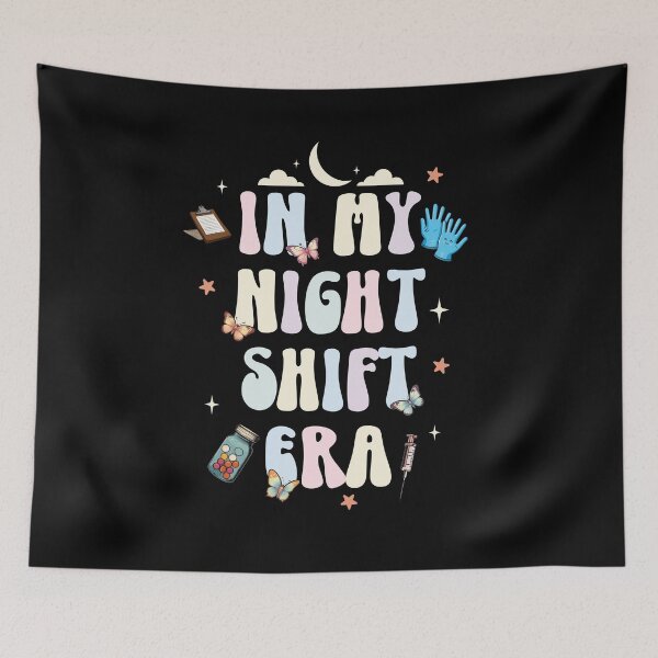 Item preview, In My Night Shift Era Cute Nurse Appreciation designed and sold by thecatcouch.