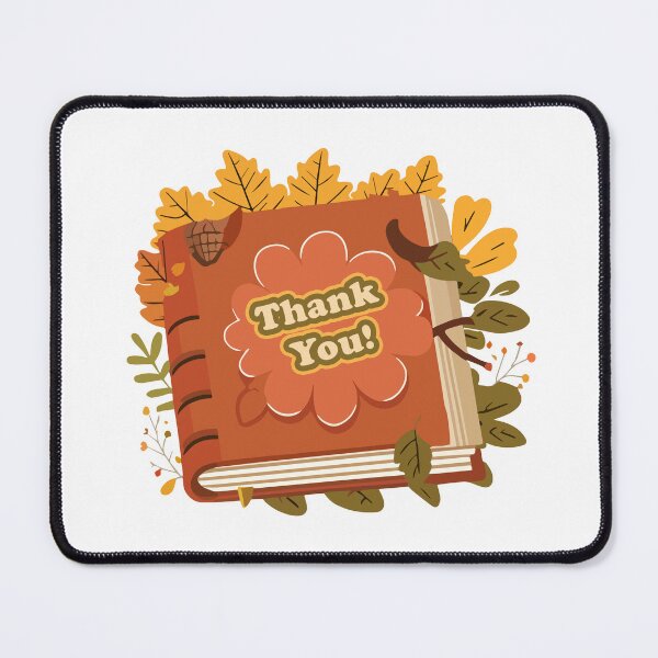 Item preview, Autumn Thanksgiving Thank You Floral Book designed and sold by ArtCornerStudio.