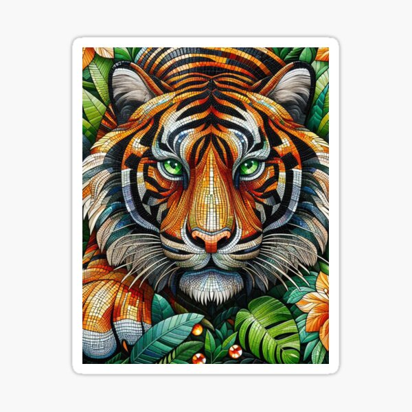 Vista previa del artículo con la obra «Tigre», diseñado y vendido por quotefactory.