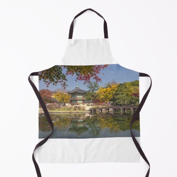 Item preview, Hyangwonjeong Pavilion in Autumn designed and sold by TonyCrehan.