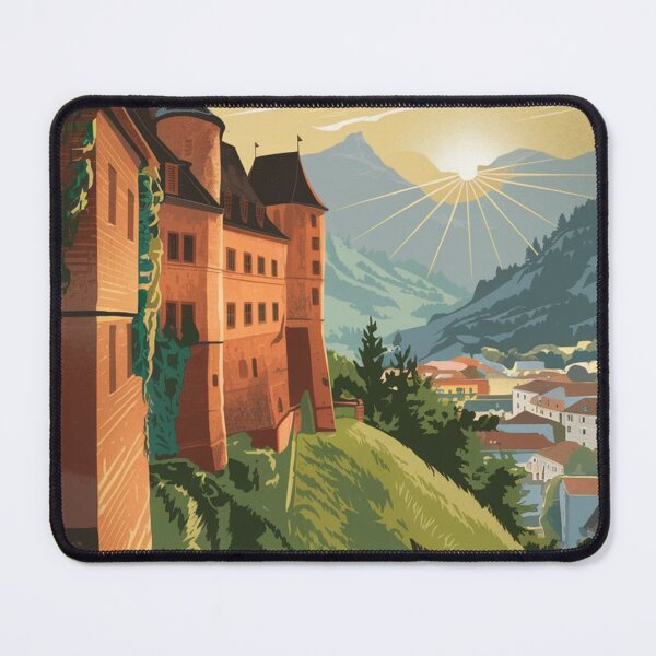 Item preview, Heidenheim Vintage Travel Poster designed and sold by TravelerRat.