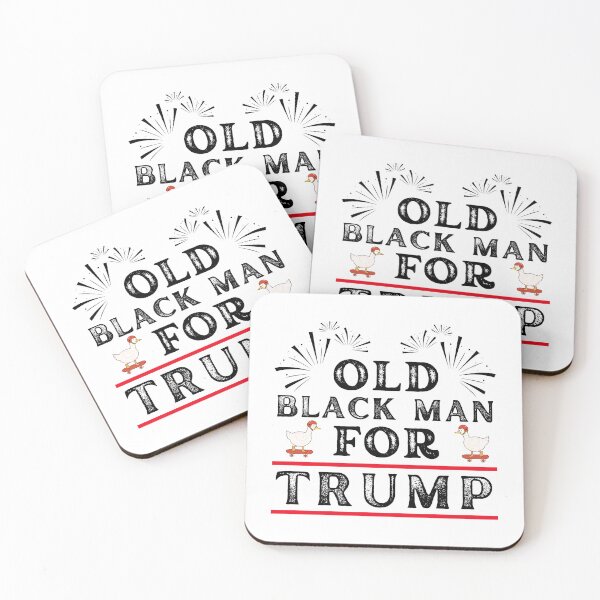 Item preview, Old Black Man For Trump US President Election October 2024 Light Design designed and sold by Raise2Shine.