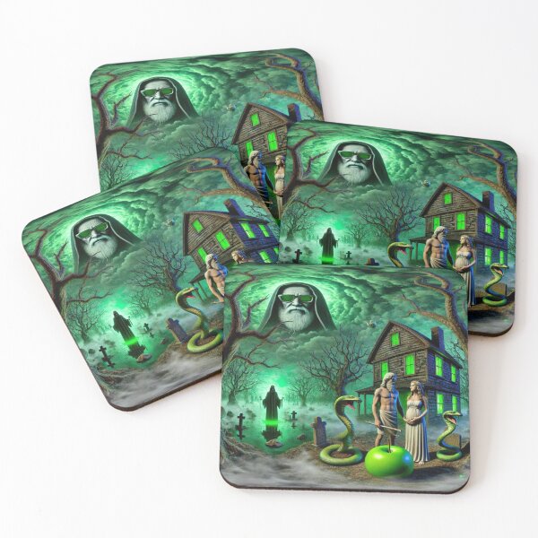 Item preview, Adam and Eve in the Haunted Swamp: The Temptation of the Green Apple designed and sold by Meta2Physical.