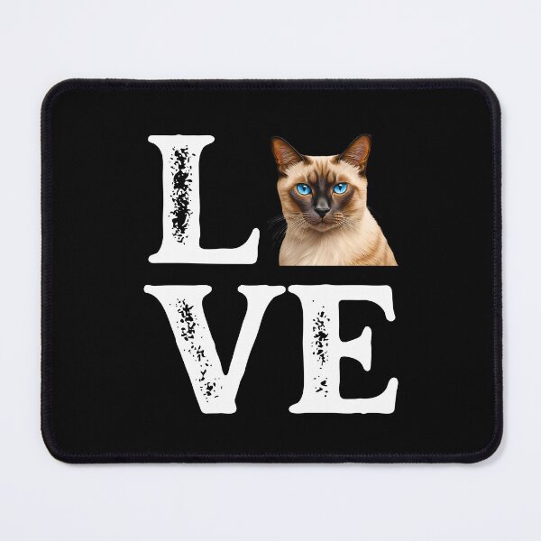 Item preview, LOVE Siamese Cat - Adorable Cat Lover Design designed and sold by Fredster1966.