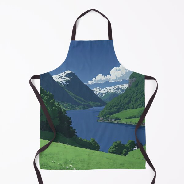 Item preview, Fjord in Norway | Anime style designed and sold by ComicsFactory.