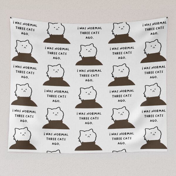 Item preview, I was normal three cats ago. | Handwritten-style Font designed and sold by RM-Journey.