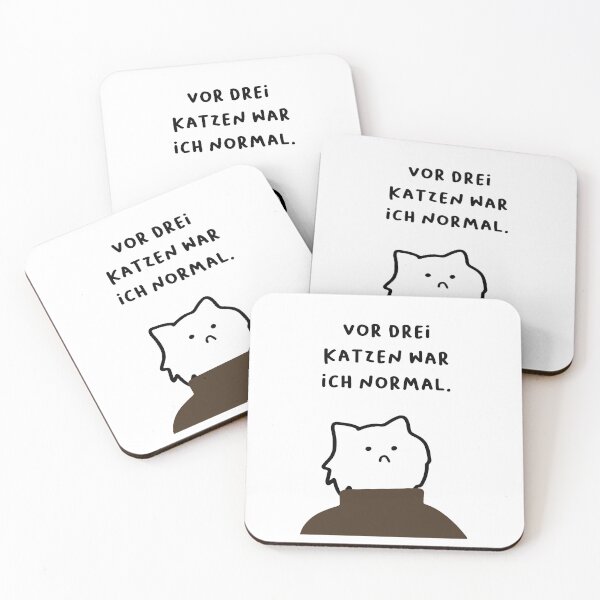 Item preview, Vor drei Katzen war ich normal | Handwritten-style Font designed and sold by RM-Journey.