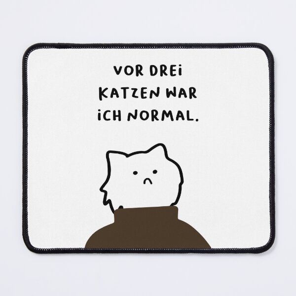 Item preview, Vor drei Katzen war ich normal | Handwritten-style Font designed and sold by RM-Journey.
