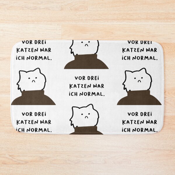 Item preview, Vor drei Katzen war ich normal | Handwritten-style Font designed and sold by RM-Journey.
