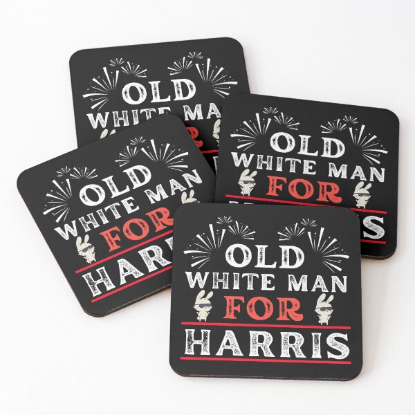 Item preview, Old White Man For Harris US President Election October 2024 Dark Design designed and sold by Raise2Shine.