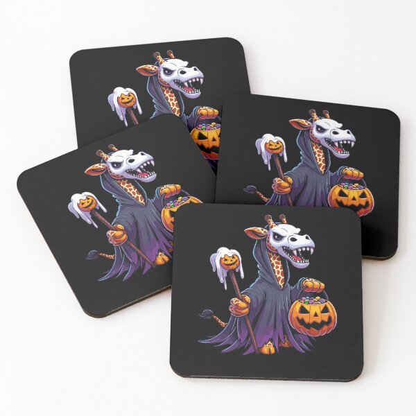 Item preview, Giraffe Scary Halloween Ghost Spooky Pumpkin Candy designed and sold by Artistoos.