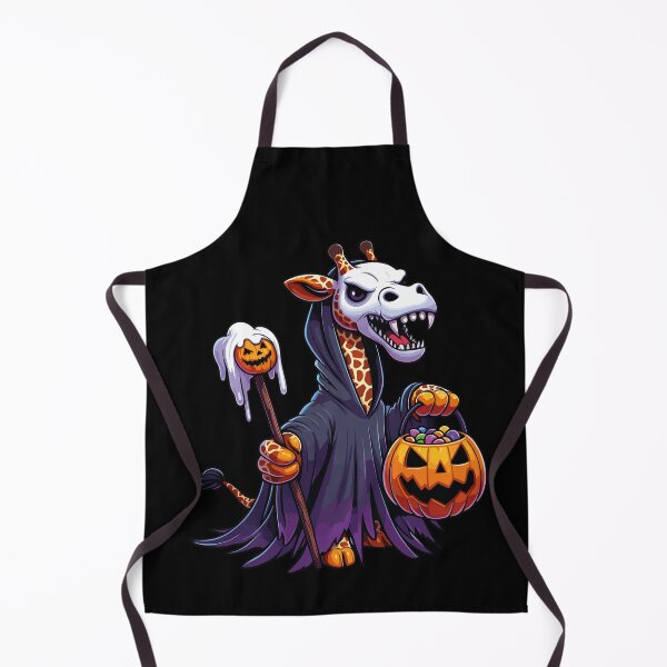 Item preview, Giraffe Scary Halloween Ghost Spooky Pumpkin Candy designed and sold by Artistoos.