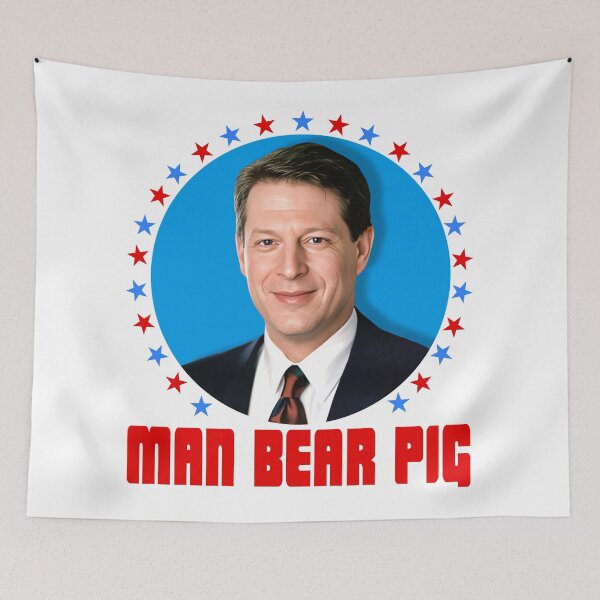 Item preview, Al Gore - Man Bear Pig designed and sold by ourkid.