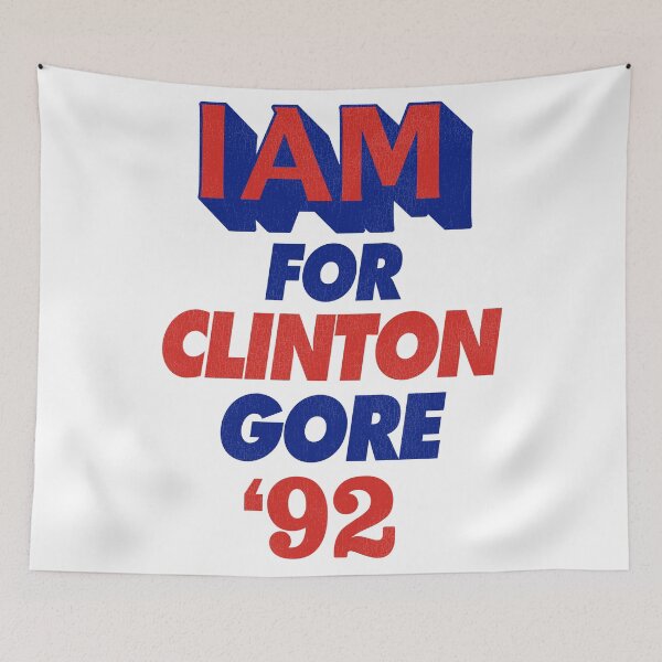 Item preview, I AM For Clinton Gore '92 designed and sold by ourkid.