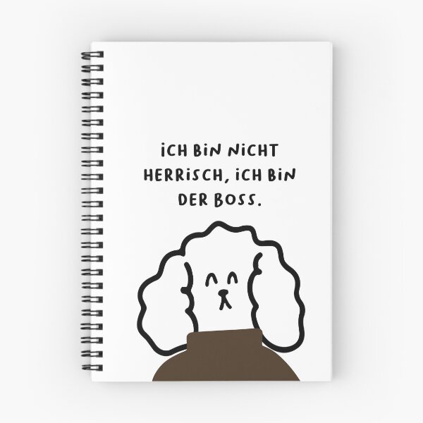 Item preview, Ich bin nicht herrisch, ich bin der Boss. | Handwritten-style Font designed and sold by RM-Journey.