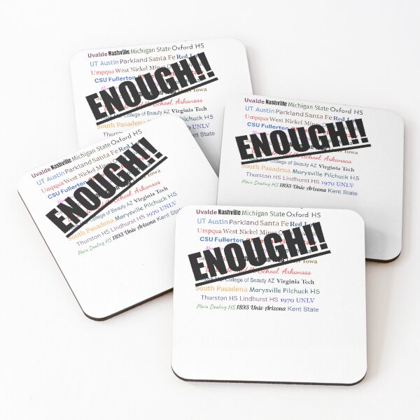 Item preview, Enough School Shootings designed and sold by CABINCREEK.