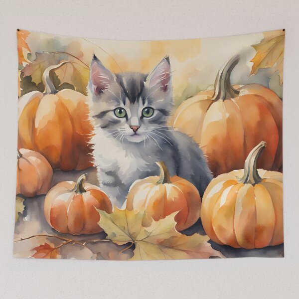 Item preview, Pumkin Spice Kitten  designed and sold by StoryofPieces.