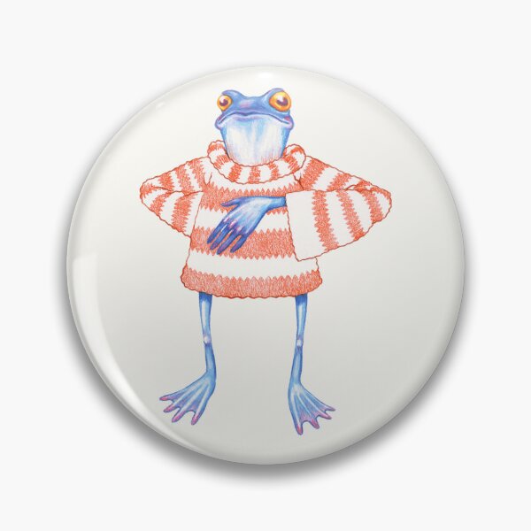 Item preview, frog in a sweater designed and sold by Zack Stith.