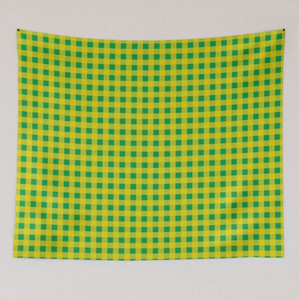 Item preview, Lime, Neon Green, and Bright Green Gingham Pattern designed and sold by ModdiesColors.