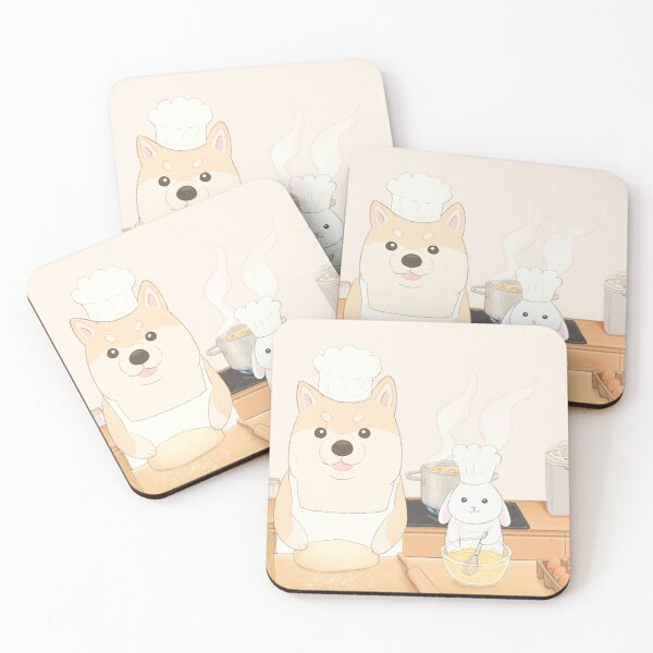 Item preview, Shiba and bunny's kitchen designed and sold by ShibaInuArt.