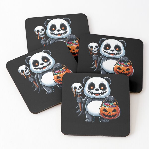 Item preview, Panda Scary Halloween Ghost Spooky Pumpkin Candy designed and sold by Artistoos.
