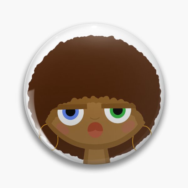 Artikelvorschau, Afro-Mädchen mit Heterochromie entworfen und verkauft von zee-artfan.