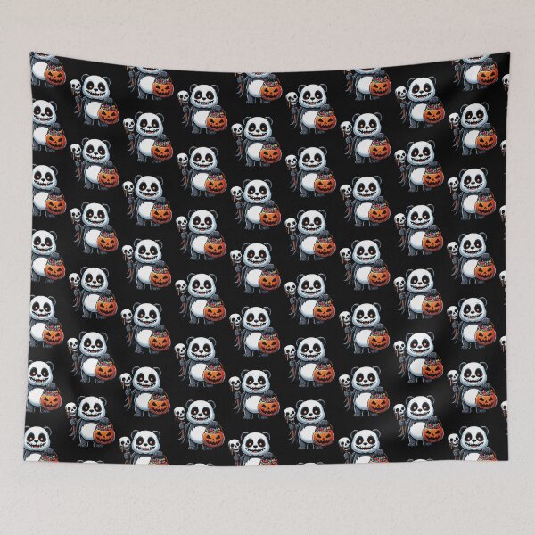 Item preview, Panda Scary Halloween Ghost Spooky Pumpkin Candy designed and sold by Artistoos.