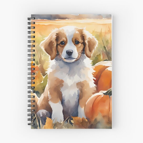 Item preview, Farm Dog in the Pumpkins designed and sold by StoryofPieces.