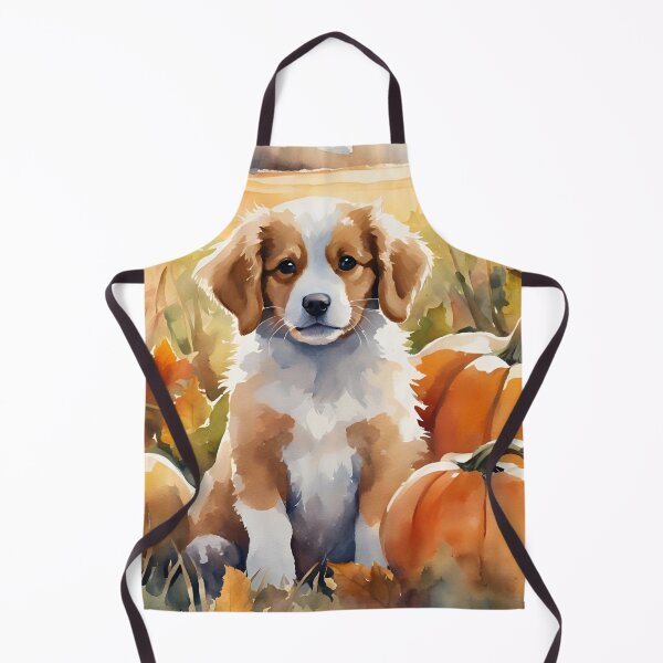 Item preview, Farm Dog in the Pumpkins designed and sold by StoryofPieces.