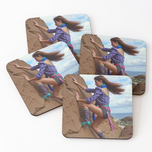 Item preview, Woman climbing with heels designed and sold by Shinihime.
