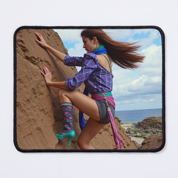 Item preview, Woman climbing with heels designed and sold by Shinihime.