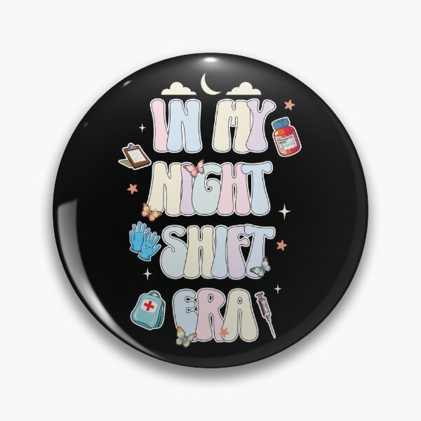 Item preview, In My Night Shift Era Pastel Registered Nurse designed and sold by thecatcouch.