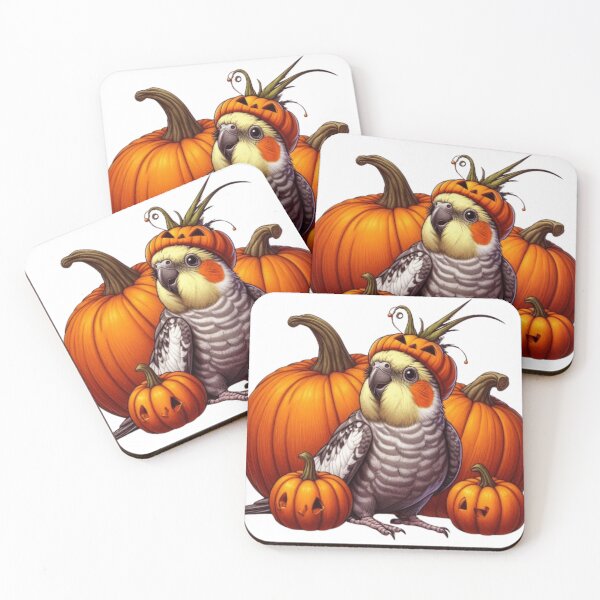 Item preview, Halloween Cockatiel  designed and sold by Maddiisbirds.