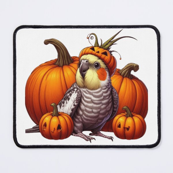 Item preview, Halloween Cockatiel designed and sold by Maddiisbirds.