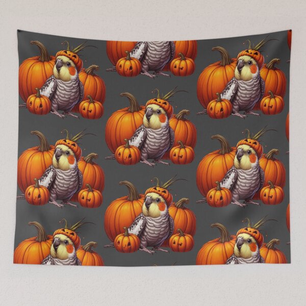 Item preview, Halloween Cockatiel  designed and sold by Maddiisbirds.
