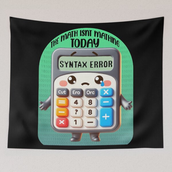 Item preview, The Math isn't Mathing Today designed and sold by S4G Tees.