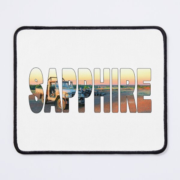 Item preview, SAPPHIRE - Outback QLD Australia Cruiser Ruins Gem Mining designed and sold by Adam Gormley.