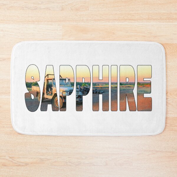 Item preview, SAPPHIRE - Outback QLD Australia Cruiser Ruins Gem Mining designed and sold by Adam Gormley.