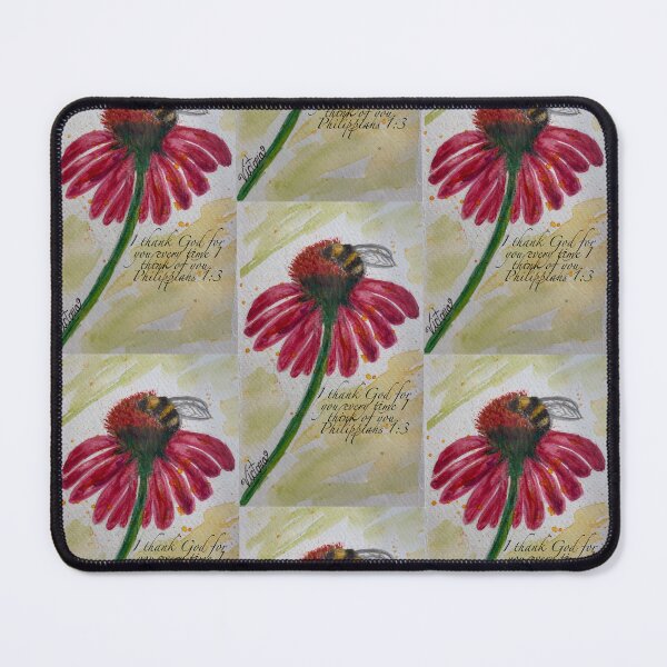 Item preview, Equinácea y abejas designed and sold by VictoriaDDesign.