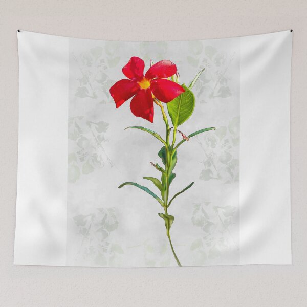 Item preview, Brazilian Jasmine Red Flower designed and sold by vagabondgal.