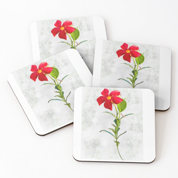 Item preview, Brazilian Jasmine Red Flower designed and sold by vagabondgal.