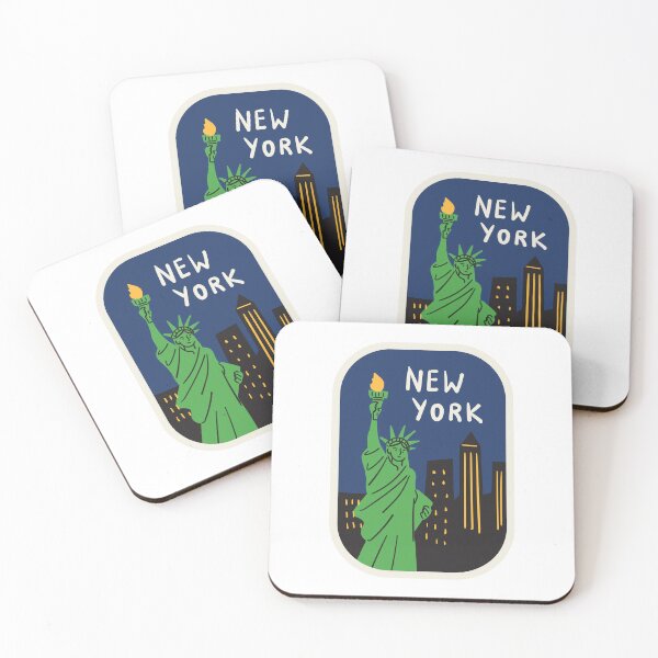 Item preview, New York Statue of Liberty Line Drawing Patch designed and sold by Bronte Taylor.