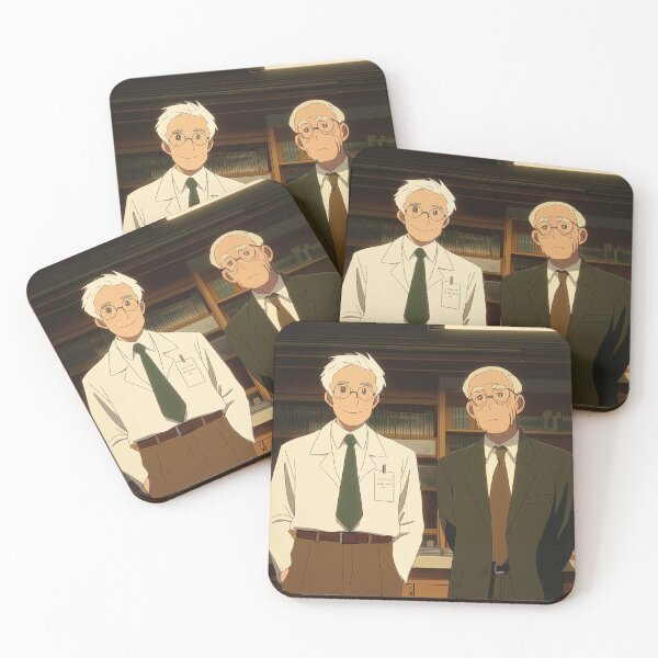 Item preview, Francis Crick and James Watson | Anime style designed and sold by ComicsFactory.