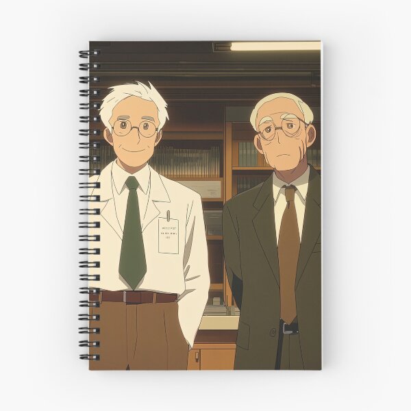 Item preview, Francis Crick and James Watson | Anime style designed and sold by ComicsFactory.