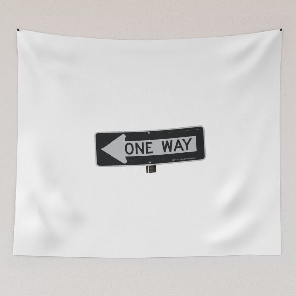Item preview, City Aesthetic One Way Street Sign Travel designed and sold by Bronte Taylor.