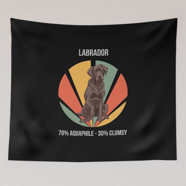 Item preview, 70% Aquaphile, 30% Clumsy - Labrador designed and sold by Numbers-Art.
