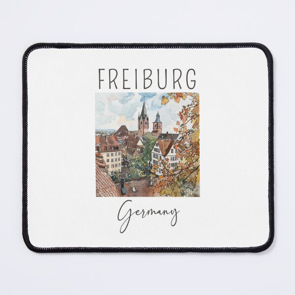 Item preview, A Watercolor Design of Freiburg - Germany designed and sold by Sketch-Shack.