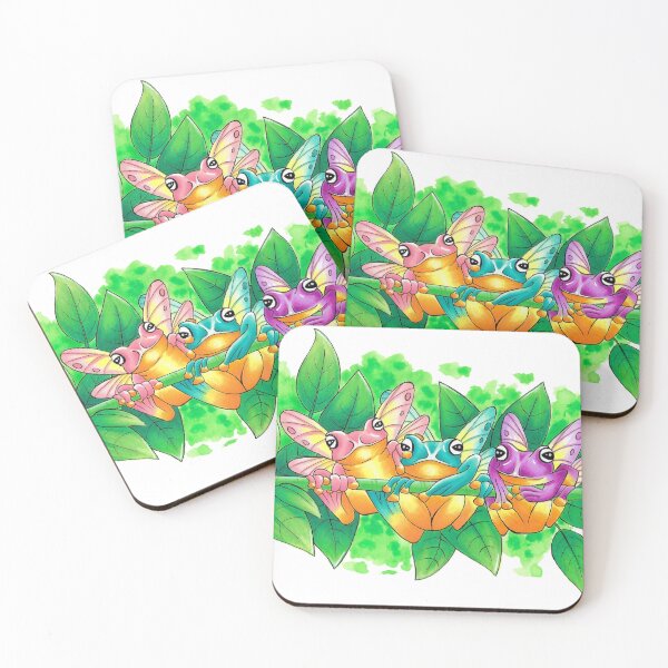 Item preview, Lollipop Triplets - Tree Frog Fairies designed and sold by Nicholdesigns.